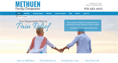 Desktop Screenshot of methuenfamilychiropractic.com